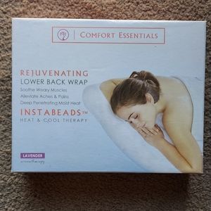 Comfort essentials  rejuvenating lower back wrap, instabeads heat & cool therapy